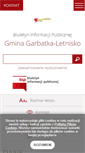 Mobile Screenshot of bip.garbatkaletnisko.pl